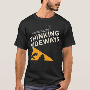 Mannen denkkende Sideways Podcast logo 2016 T-shirt