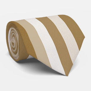 Mannen Designer Stropdassen Beige Stripe