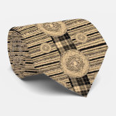 Mannen Designer Stropdassen Brown beige (Opgerold)