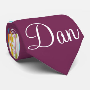 Mannen Designer Stropdassen Burgundy Stripe