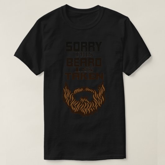 Mannen, deze baard wordt ingenomen 7 t-shirt (Design voorkant)