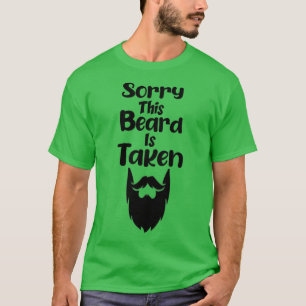 Mannen Deze baard wordt meegenomen in het landendr T-shirt