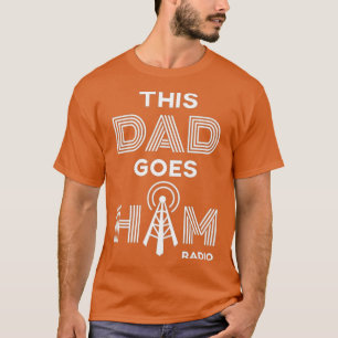 Mannen Deze vader krijgt een Ham Radio Premium T-shirt