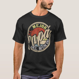 Mannen Dia Del Padre Vaderdag El Mejor T-shirt