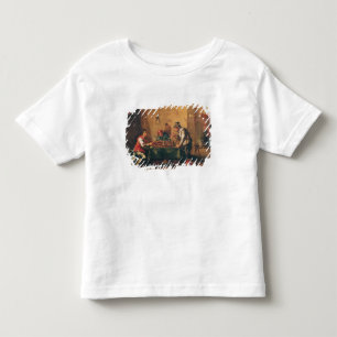 Mannen die Backgammon in een Tavern spelen Kinder Shirts