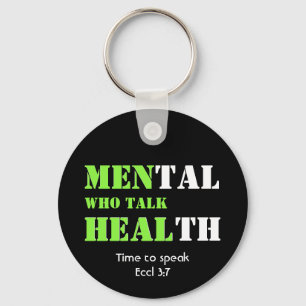 MANNEN DIE HEAL Custom Scripting Mental Health Sleutelhanger
