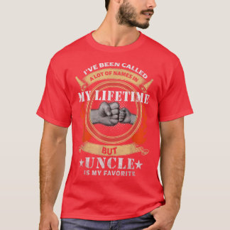 Mannen die ik een hoop namen genoemd heb, maar oom t-shirt