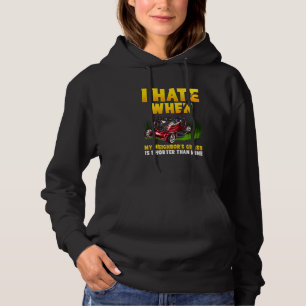 Mannen die ik haat als mijn buren grazen korter is hoodie