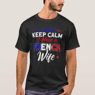 Mannen die ik niet kan houden met kalm franse vrou t-shirt