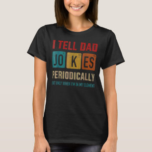 Mannen die ik Pap Jokes regelmatig vertel over Vin T-shirt