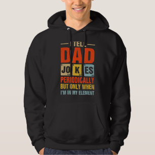 Mannen die ik papa Jokes periodiek vertel mijn ele Hoodie