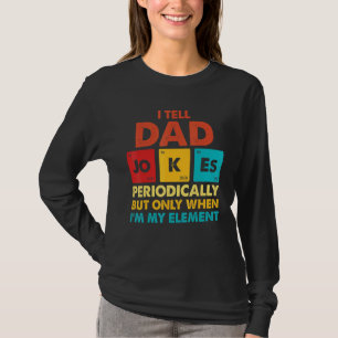 Mannen die ik papa regelmatig vertel, maar alleen t-shirt