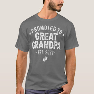 Mannen die naar de grote opa 2022 zijn bevorderd e t-shirt