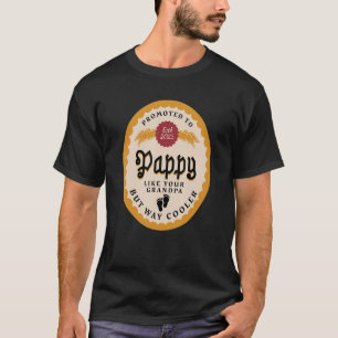 Mannen die naar Pappy 2023 voor Nieuwe Opa worden T-shirt