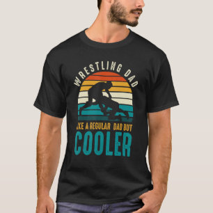 Mannen die pap als een gewone vader zien, maar koe t-shirt