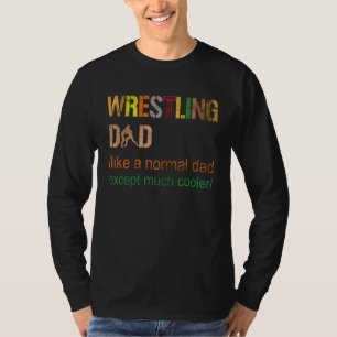 Mannen die pap schrijven Funny Roman Wrestler T-shirt