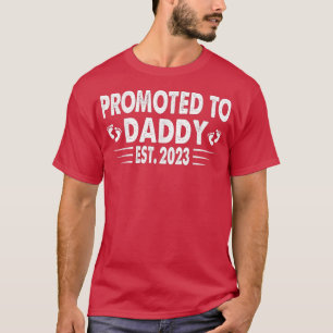 Mannen die snel naar papa 2023 zijn gepromoot om p t-shirt