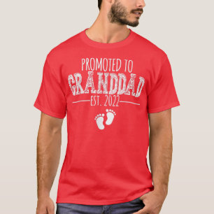Mannen die voor het eerst naar grootvader zijn uit t-shirt