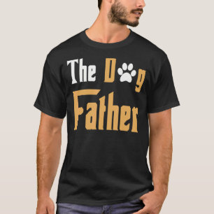 Mannen dierenhond vader beste vader gelukkige vade t-shirt