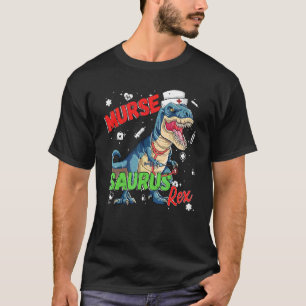 Mannen Dinosaur Scrub Nurse Life Coffee Rn Murse N T-shirt