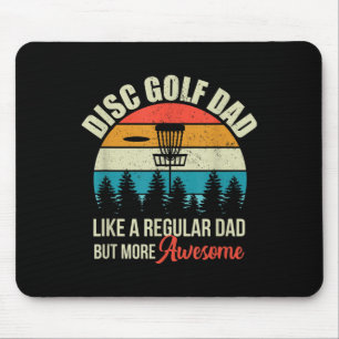 Mannen disc golfmand Quote Grappige disc golf Dad Muismat
