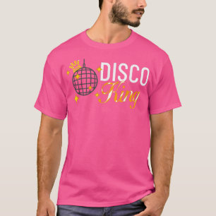 Mannen Disco King Music Light Ball Party Night Dan T-shirt