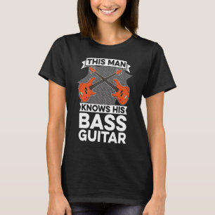 Mannen Dit Man kent zijn bassist Bas T-shirt