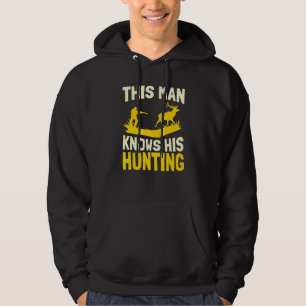 Mannen Dit Man kent zijn jachtseizoen Wi Hoodie