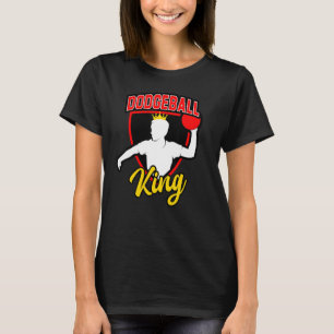 Mannen Dodgeball King voor Dodgeball en Dodgeball  T-shirt