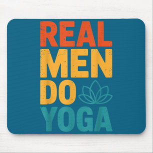 Mannen Doen Echte Yoga Muismat