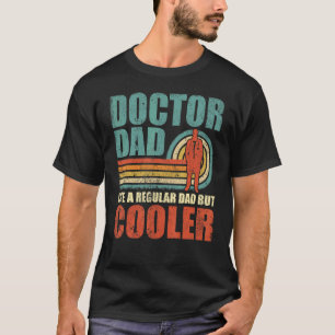 Mannen dokter papa houdt van een gewone vader, maa t-shirt
