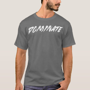 Mannen DOMINAAT Gym Fitness Workout Bodybuilding M T-shirt