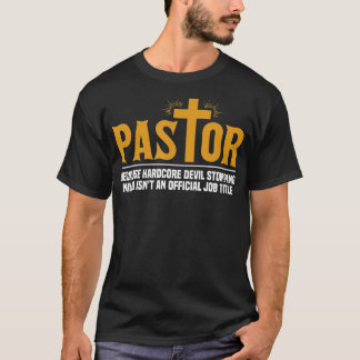Mannen dominee Preacher Funny Pastor Sermon Pastor T-shirt