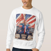 Mannen Donald Trump Sweatshirt