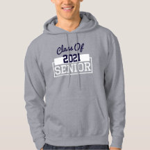 Mannen douanenaam Klasse van 2021 Hogere Hoodie