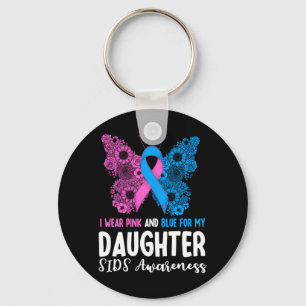 Mannen dragen roze en blauw voor dochter Sids Sleutelhanger