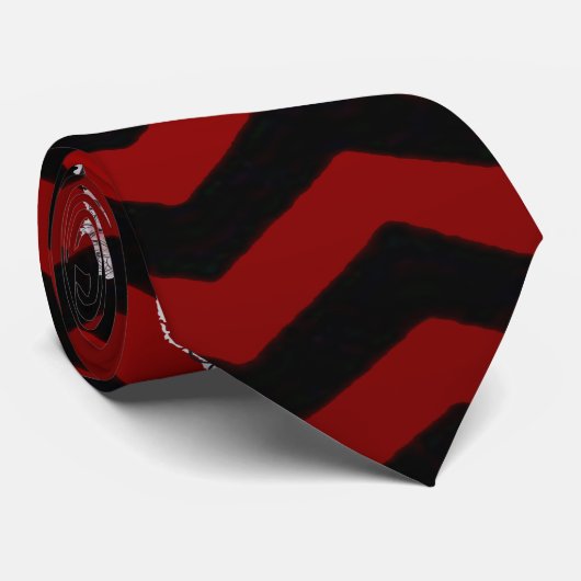 Mannen Dress Stropdas schedel Roos Gothic Chevron  (Opgerold)