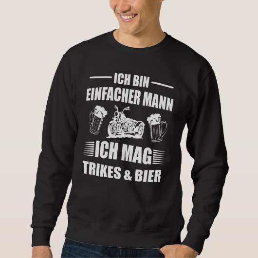 Mannen driehoeksmotorcyclus trui (Voorkant)