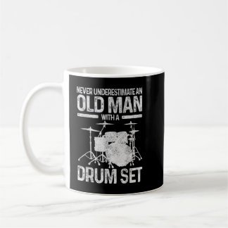 Mannen drummer-cadeaus onderschat nooit een oud Ma Koffiemok