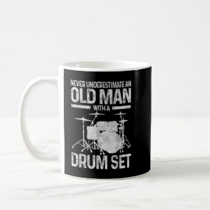 Mannen drummer-cadeaus onderschat nooit een oud Ma Koffiemok