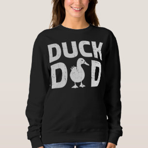 Mannen Duck Dad Cute Duck Pet Retro Duck Vader Trui