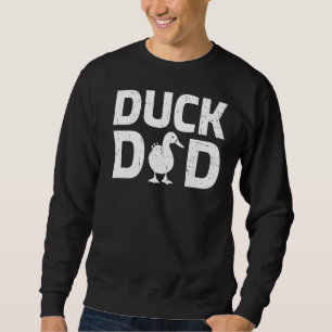Mannen Duck Dad Cute Duck Pet Retro Duck Vader Trui