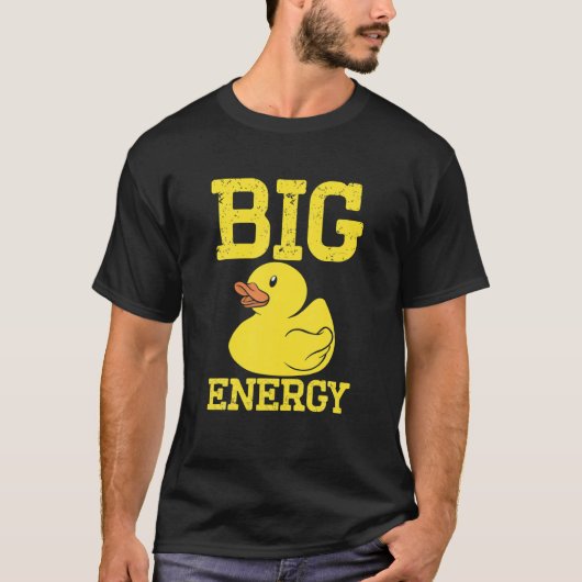 Mannen Duck Funny Macho Duck Mannen Big Duck Energ T-shirt (Voorkant)