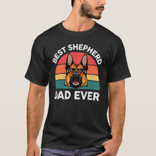 Mannen Duitse Shepherd Dad Best German Shepherd Da T-shirt