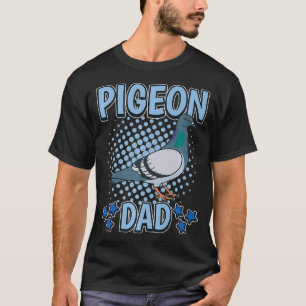 Mannen duiven Papa Vaders Dag Duivenpremie T-shirt