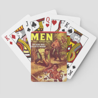 Mannen echte avontuur 2 pokerkaarten