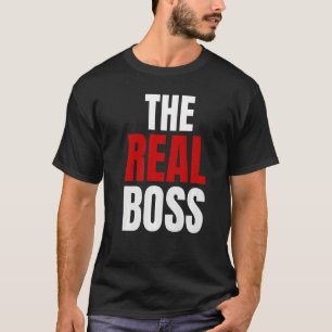 Mannen Echte Boss Cute Valentijnsdag voor matching T-shirt
