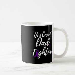 Mannen echtgenoot Dad Fighter Pancreaskanker Aware Koffiemok