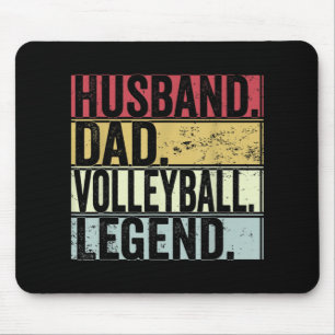 Mannen echtgenoot pa Volleyball Legend Fun Fat Muismat
