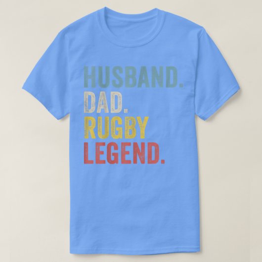 Mannen echtgenoot pap Rugby Legend T-shirt (Design voorkant)